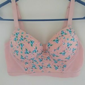 Pink bra